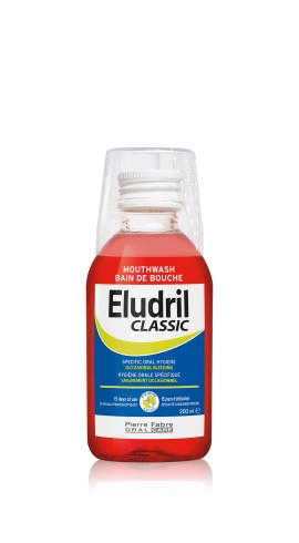 Eludril Classic Στοματικό Διάλυμα για Περιστασιακή Αιμορραγία & Ερεθισμένα Ούλα με Χλωρεξιδίνη 0,10%, για Ενήλικες & Παιδιά 6+ 200ml