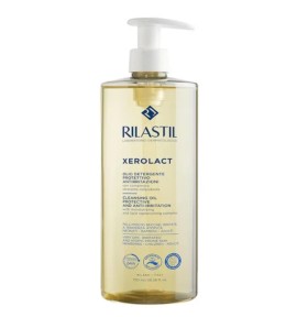 Rilastil Xerolact Cleansing Oil Protective & Anti Irritation Ελαιώδες Καθαριστικό για Ξηρές & με Τάση Ατοπίας Επιδερμίδες 1000ml