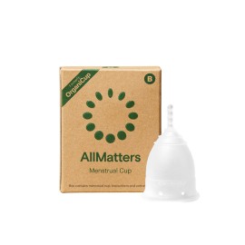 AllMatters Menstrual Cup Size B Κύπελλο Περιόδου Σιλικόνης για Αυξημένη Ροή 1 Τεμάχιο (OrganiCup)