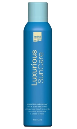 Intermed Luxurious Sun Care Hydrating Antioxidant Face & Body Mist Ενυδατικό Σπρέι Προσώπου - Σώματος 200ml