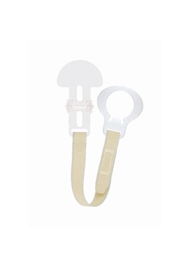 Mam Clip Κορδέλα Στήριξης Πιπίλας 0m+ Μπεζ 1 Τεμάχιο [310U]