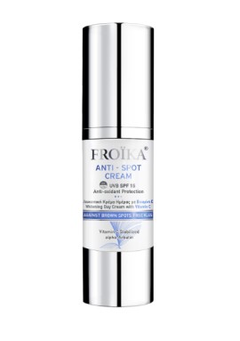 Froika Anti Spot Face Cream SPF15 Λευκαντική Κρέμα Ημέρας για Πρόσωπο, Λαιμό & Ντεκολτέ 30ml