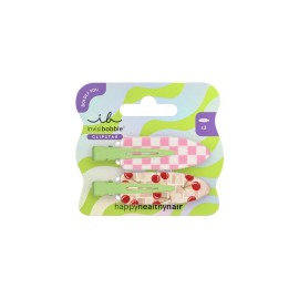 Invisibobble Boldly Clipstar Cherry Topping Τσιμπιδάκια Μαλλιών 2 Τεμάχια