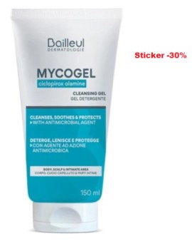 Bailleul Dermatologie Mycogel Cleansing Gel Καθαρισμού με Αντιμικροβιακό Παράγοντα 150ml [Sticker -30%]
