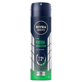 Nivea Men Deo Fresh Sensation Ανδρικό Αποσμητικό Spray 72 ώρες Προστασία 150ml