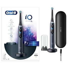 Oral B iO Series 9 Ηλεκτρική Οδοντόβουρτσα Magnetic Black Onyx 1 Τεμάχιο