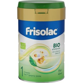 Frisolac 1 BIO Βιολογικό Γάλα 1ης Βρεφικής Ηλικίας για 0-6m σε Σκόνη 400gr