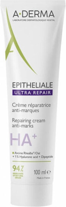 A Derma Epitheliale Ultra Repair HA+ Καταπραϋντική Eπανορθωτική Κρέμα Κατά των Σημαδιών 100ml