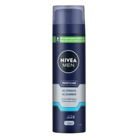 Nivea Men Protect & Care Shaving Ανδρικό Gel Ξυρίσματος 200ml