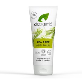 Dr.Organic Tea Tree Βάλσαμο για τις Φτέρνες Heel Balm με Έλαιο Τεϊόδεντρου 100ml