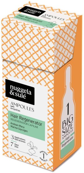 Nuggela & Sulé Ampoules Hair Regenerator Αμπούλα για Πυκνότητα & Ενδυνάμωση των Μαλλιών 10ml