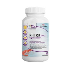 Full Health Krill Oil 590 mg 60 Μαλακες Κάψουλες Superba Boost Ωμεγα Λιπαρα