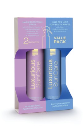 Intermed PROMO Luxurious Sun Care Hair Protection Spray Αντηλιακό για τα Μαλλιά / Προστασία από τον Ήλιο 200ml - Luxurious Sun Care Hair Sea Mist για Κυματιστά Μαλλιά 200ml