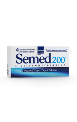 Intermed Semed 200mg Αντιοξειδωτικό Συμπλήρωμα Διατροφής Οργανικού Σεληνίου 30 Δισκία