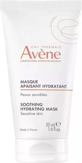 Avene Eau Thermale Soothing Hydrating Mask Καταπραϋντική Μάσκα Ενυδάτωσης & Λάμψης Προσώπου 50ml