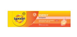 Supradyn Energy Πολυβιταμίνες για Ενέργεια με Συνένζυμο Q10 & Άλλες Βιταμίνες & Μέταλλα, 15 Αναβράζοντα Δισκία