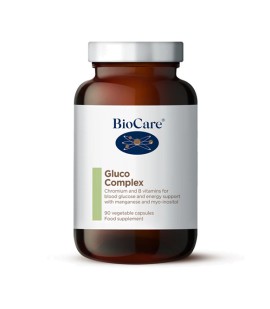 BioCare Gluco Complex για την Ρύθμιση των Επιπέδων Σακχάρου 90 Φυτικές Κάψουλες