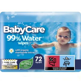 BabyCare PROMO Μωρομάντηλα 99% Νερό 72 Τεμάχια