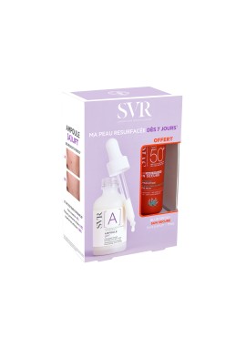 SVR PROMO [A] Ampoule Lift Retinol Anti-Wrinkle Smoothing Ορός Ρετινόλης για Αντιγήρανση & Λείανση, 30ml & ΔΩΡΟ Sun Secure Blur SPF50+ Αντηλιακή Κρέμα Προσώπου με Ματ Αποτέλεσμα & Χωρίς Άρωμα 15ml