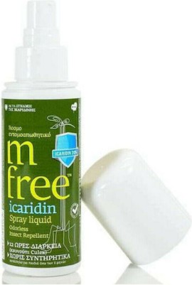 BNeF M Free Icaridin Άοσμο Εντομοαπωθητικό Spray Κατάλληλο για Παιδιά 80ml