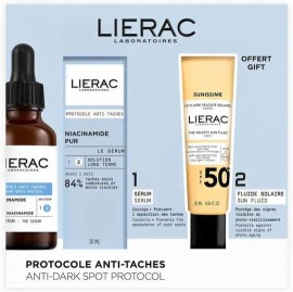 Lierac PROMO The Serum Anti Dark Spot Protocol Πρωτόκολλο Κατά των Κηλίδων 30ml & Sunissime The Velvety Fluid SPF50+ Λεπτόρρευστο Βελούδινο Αντηλιακό Προσώπου 25ml