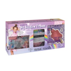 Invisibobble Kids Slim Sprunchie My Rainbow Princess w.Bow Lets Chase Rainbows 1 Τεμάχιο - Tangle Teezer Small Original Children Pink Unicorn Παιδική Βούρτσα - Foamie Kids 2 in 1 Bar Turtally Cute for Girls Μπάρα Καθαρισμού για Μαλλιά και Σώμα 1 Τεμάχιο