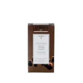 Korres Argan Oil Advanced Colorant Βαφή Μαλλιών 5.7 Σοκολατί 50ml
