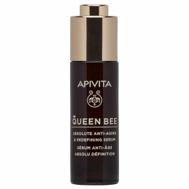Apivita Queen Bee Serum Ορός Προσώπου Απόλυτης Αντιγήρανσης και Ανόρθωσης Περιγράμματος με Βασιλικό Πολτό Λεπτόρρευστης Υφής 30ml