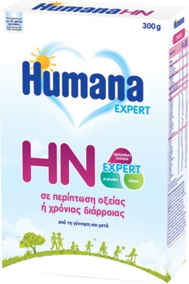 Humana HN Expert Ειδικό Τρόφιμο για Οξεία ή Χρόνια Διάρροια Κατάλληλο από την Γέννηση 300gr