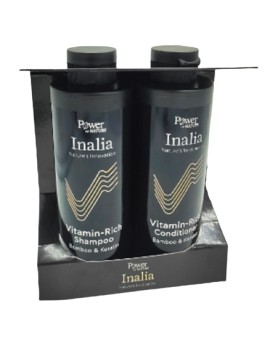 Power of Nature PROMO Inalia Vitamin Rich Shampoo Σαμπουάν με Bamboo & Κερατίνη 250ml - Conditioner Μαλακτική Κρέμα Μαλλιών με Bamboo & Κερατίνη 250ml