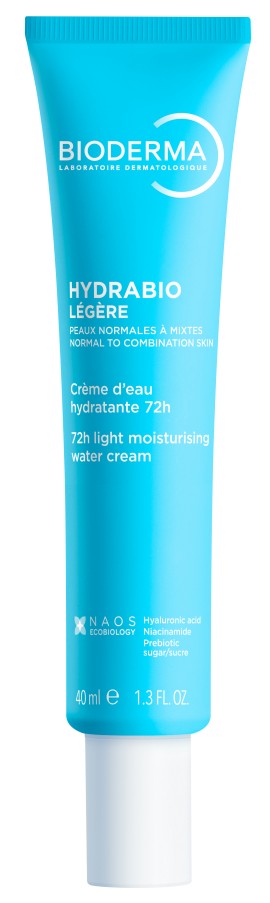Bioderma Hydrabio Légère Water Cream με Ελαφριά Υφή για το Κανονικό έως Μικτό Δέρμα 40ml