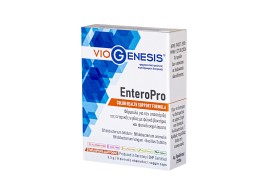 VioGenesis EnteroPro Συμπλήρωμα Διατροφής με Φιλικά Βακτήρια & Φυτικά Εκχυλίσματα 8 Κάψουλες